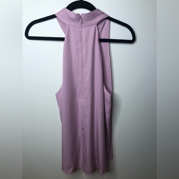 Club Monaco Light Pink Sleeveless Cross Over Top Size 10 - Picture 4 of 6